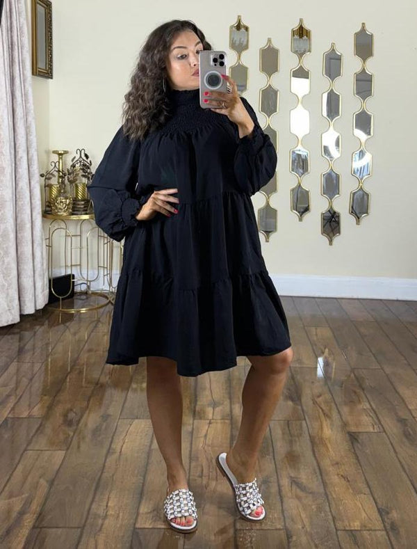 Kind Vibe Women's Summer Dress (One Size 6-16) - Black